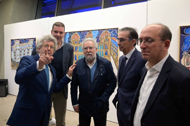 Membros da Real Academia de Belas Artes comezan a difundir a Colección de Arte do Parlamento